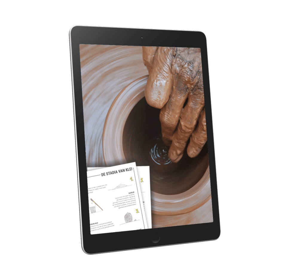 Een foto van een iPad met daarop een beeld van het meetmaatje van De Cursist