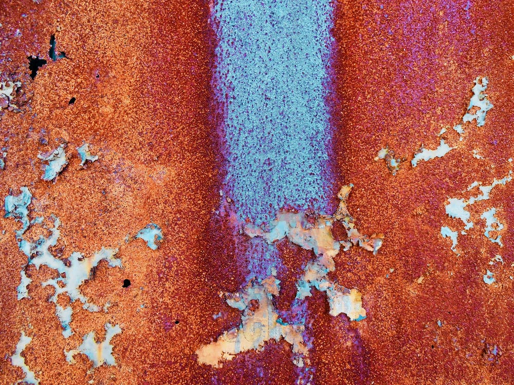detail van oxides in keramiek