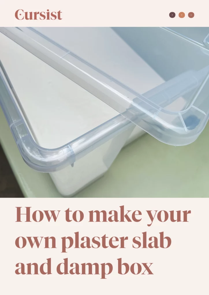 Cover How to make your own plaster slab and damp box
